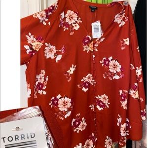 Torrid Harper Shirt NWT Size 1